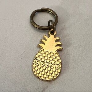 Adorable Hound Collection Gold Pineapple Charm